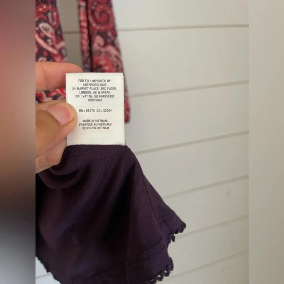 Anthropologie Maeve Paisley Belted Dress - Picture 8 of 9